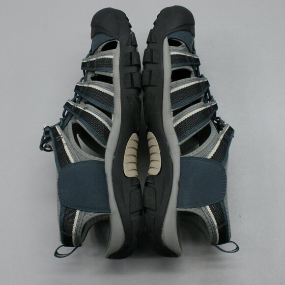 KEEN Men's 17 Newport H2 Blue Black Waterproof Hiking Bumper-toe Sport Sandals - Picture 12 of 12